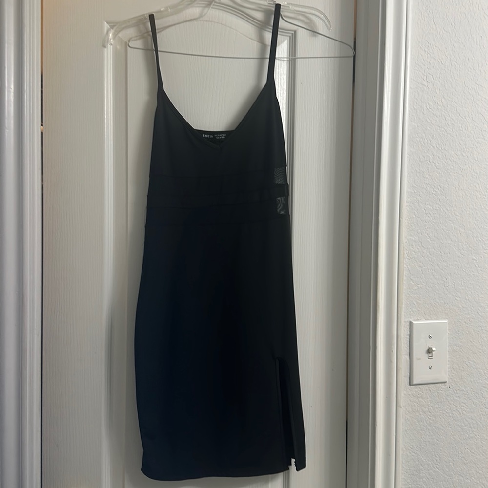 Mini black dress